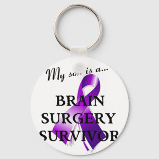 My Son Is A Brain Surgery Survivor Key Ring