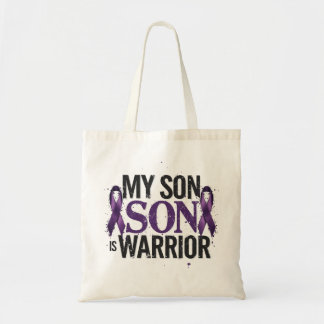 My Son is a Fighter Cancer Awareness Tote Bag