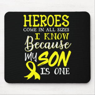 My Son Is A Hero Childhood Cancer Awareness 1 Mouse Pad