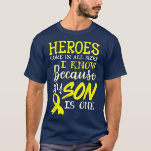 My Son Is A Hero Childhood Cancer Awareness 3214 T-Shirt