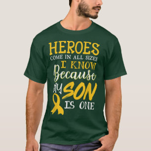 My Son Is A Hero Childhood Cancer Awareness 3216 T-Shirt