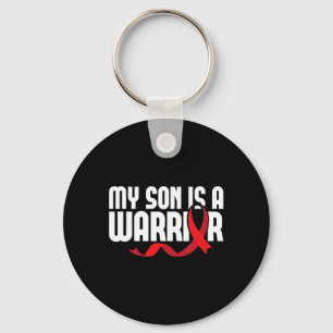 My Son Is A Warrior Sickle Cell Anaemia Awareness Key Ring