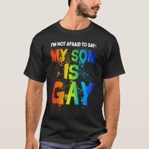 My Son Is Gay Pride Month LGBT LGBTQ Mom T-Shirt