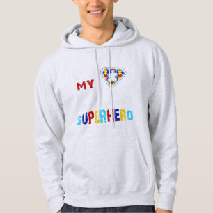 My Son Is My Favourite Superhero Autism Gift 8 9 1 Hoodie
