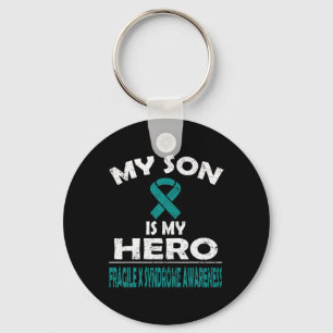 My Son Is My Hero Fragile X Syndrome Awareness  Key Ring