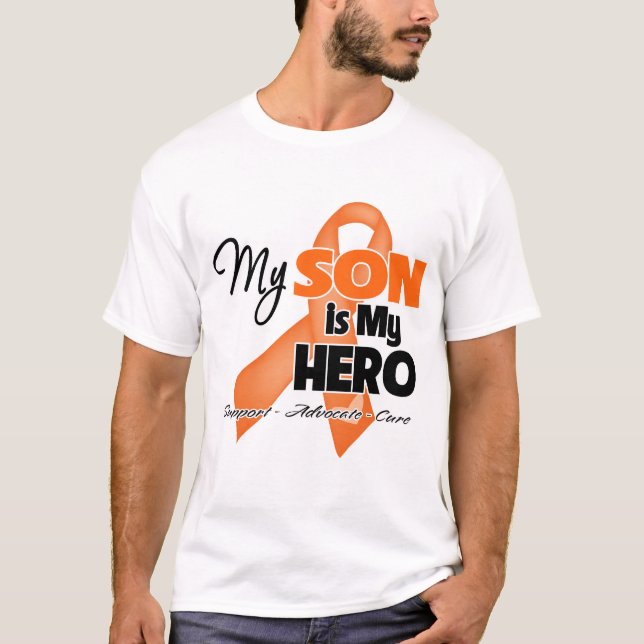 My Son is My Hero - Leukaemia T-Shirt (Front)