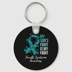 My Son’s Fight Is My Fight Tourette Syndrome Aware Key Ring