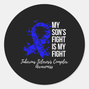 My Son’s Fight Tuberous Sclerosis Complex Tsc Classic Round Sticker