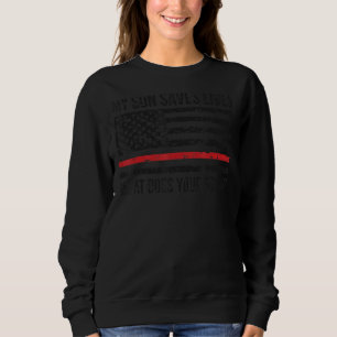 My Son Saves Lives   Firefighter Mum Fire Mum Sweatshirt