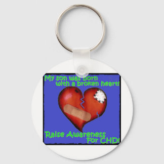 My Son Was Born With A Broken Heart Key Ring