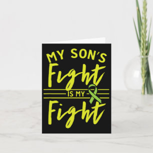 My Son's Fight Is My Fight Kidney Disease Awarenes Card