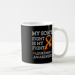 My Son's Fight is My Fight Leukaemia Awareness Gif Coffee Mug