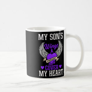 My Son's Wings Cover My Heart - Overdose Awareness Coffee Mug