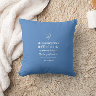 My Soul Magnifies the Lord Christian Cushion