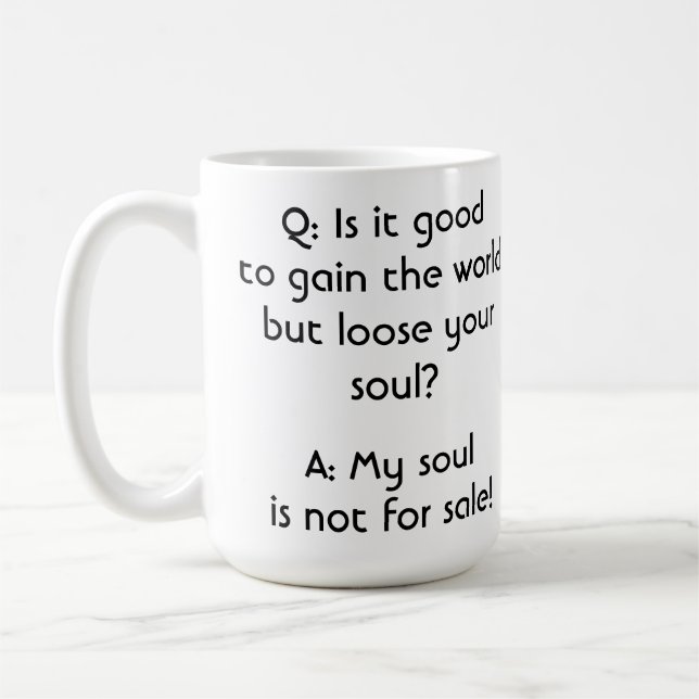 My Soul (modern) coffee mug (Left)