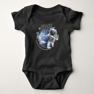 My spacewalk Journey (Dark mode) Baby Bodysuit