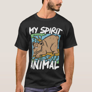 My Spirit Animal Bear Lover Wildlife Animal Bear f T-Shirt