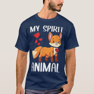 My Spirit Animal Fo I Love You Heart Valentines Da T-Shirt