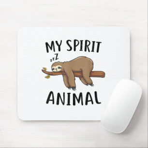 My Spirit Animal Funny Sloth Gift Mouse Pad