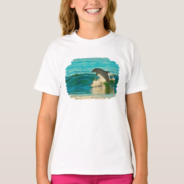 My Spirit Animal Is A Dolphin T-Shirt (Front)