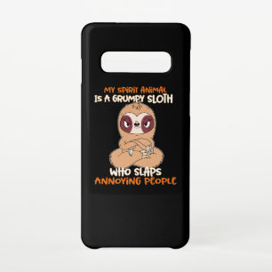 My Spirit Animal Is A Grumpy Sloth Samsung Galaxy Case