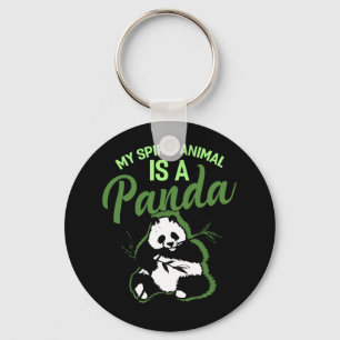 My Spirit Animal Is A Panda Key Ring