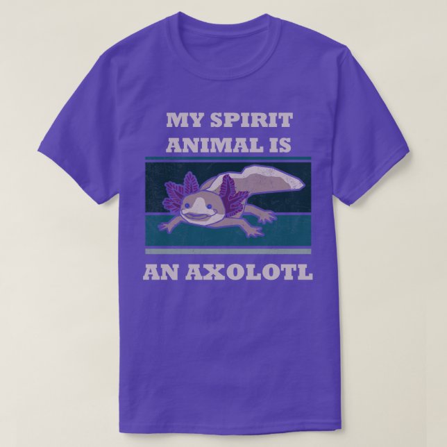 My Spirit Animal Is An Axolotl Funny Kids Tshirt A (Design Front)
