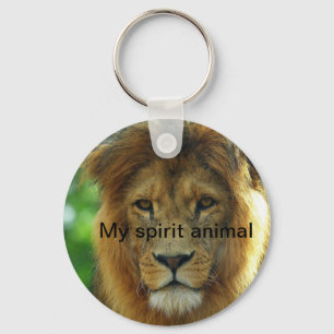 My spirit animal lion key ring