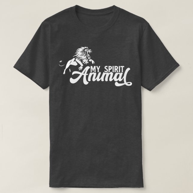 My Spirit Animal Lions Wildlife Safari Adventure T-Shirt (Design Front)