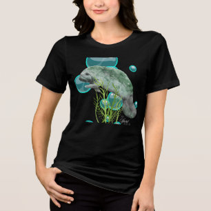 My Spirit Animal - Manatee Tri-Blend Shirt