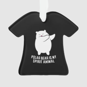 My Spirit Animal Polar Bear Cute Polar Bear Lover Ornament