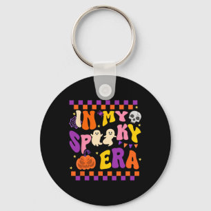 My Spooky Era Cute Ghost Funny Halloween Key Ring