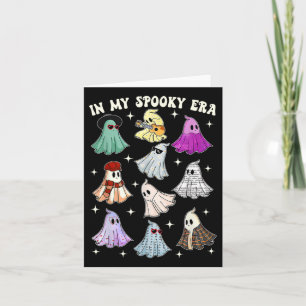 My Spooky Era Groovy Ghost Halloween Funny Card
