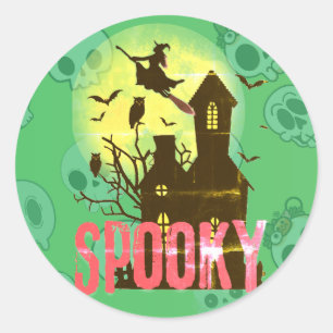 My Spooky Halloween Classic Round Sticker