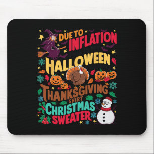 My Spooky Halloween Thanksgiving Ugly Costume Cute Mouse Pad