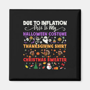 My Spooky Halloween Thanksgiving Ugly Costume  Magnet