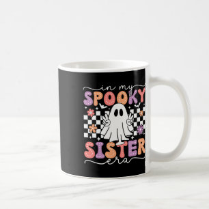 My Spooky Sister Era Retro Ghost Halloween Spooky Coffee Mug
