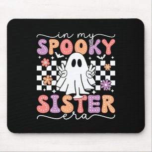 My Spooky Sister Era Retro Ghost Halloween Spooky Mouse Pad