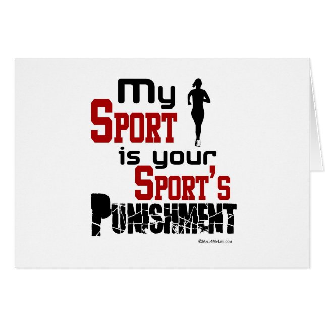 My Sport Is Your Sport's Punishment - Female (Front Horizontal)