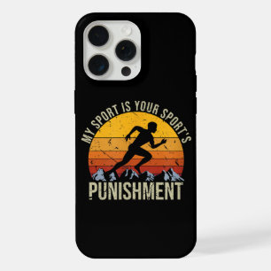 My Sport Is Your Sports Punishment Track Cross Cou iPhone 15 Pro Max Case