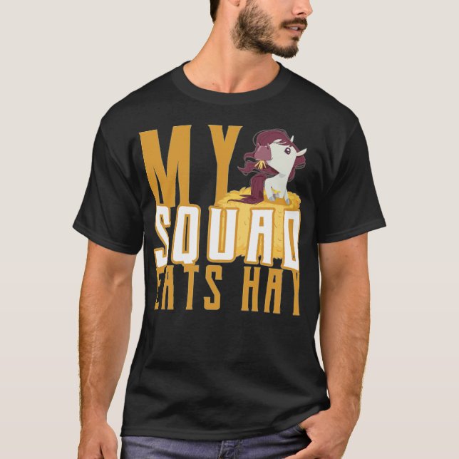 My Squad Eats funny animals -  T-Shirt (Front)