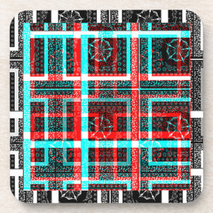 My Square Maze Design Coaster