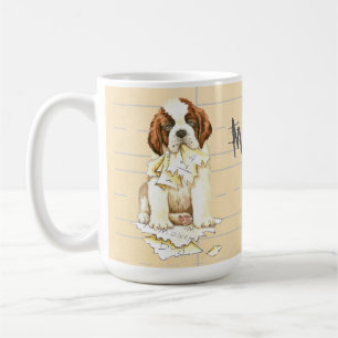 My St. Bernard Ate my Homework Coffee Mug