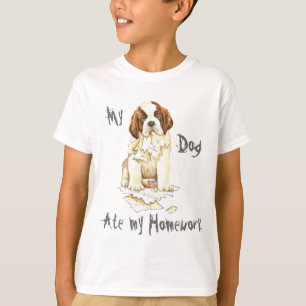 My St. Bernard Ate my Homework T-Shirt