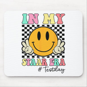 My Staar Era Retro Smile Teacher Kids Testing Test Mouse Pad