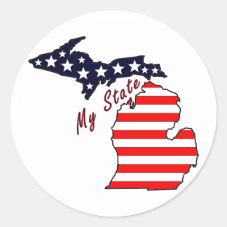 My State: Michigan Sticker