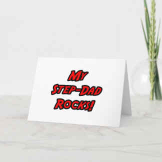 My Step-Dad Rocks Card
