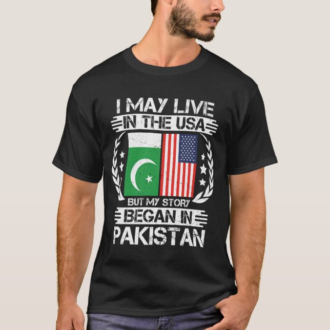 My Story Began In Pakistan T-Shirt (Front)