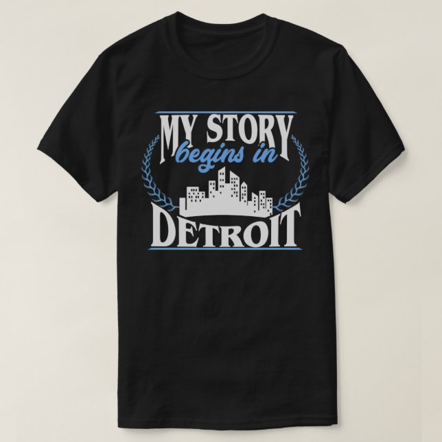 My Story begins in Detroit Pullover  (Design Front)