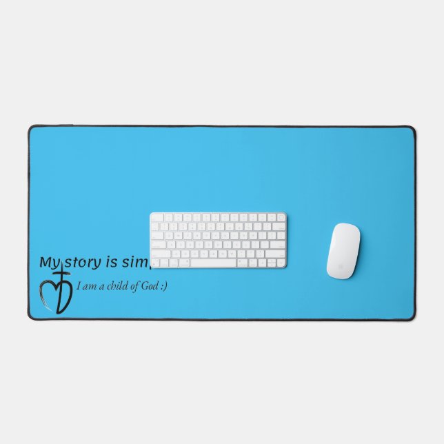 My story is simple desk mat (Keyboard & Mouse)